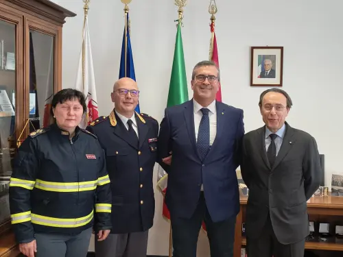 Alberto Gazzani in pensione dopo quarant’anni nella Polizia di Stato